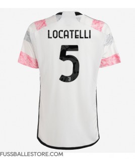 Günstige Juventus Manuel Locatelli #5 Auswärtstrikot 2023-24 Kurzarm